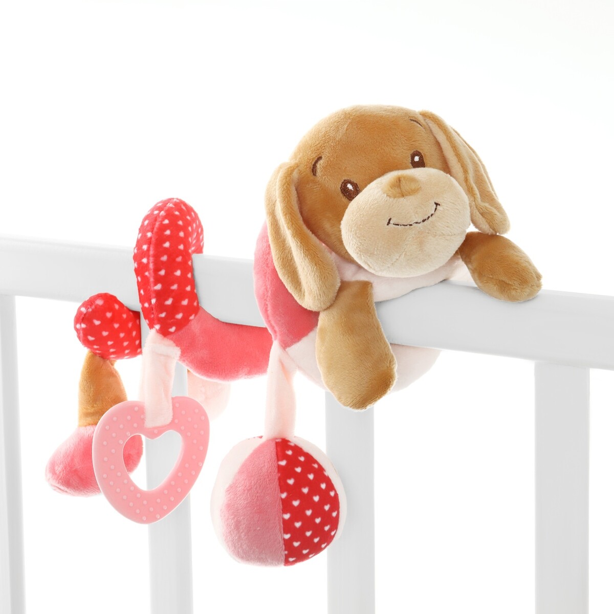 Растяжка - спираль с игрушками дуга на коляску/кроватку для малышей 0+, Розовый
Растяжка - спираль с игрушками дуга на коляску/кроватку для малышей 0+, Розовый