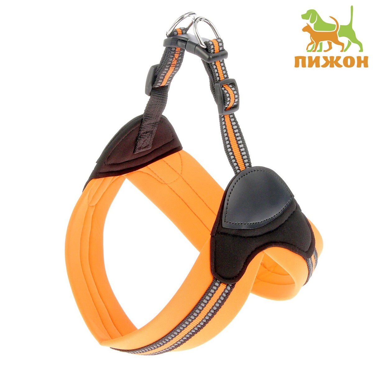 Шлейка, обхват 62-69 см, супермягкая со светоотражающей прошивкой, оранжевая, Оранжевый
Шлейка, обхват 62-69 см, супермягкая со светоотражающей прошивкой, оранжевая, Оранжевый