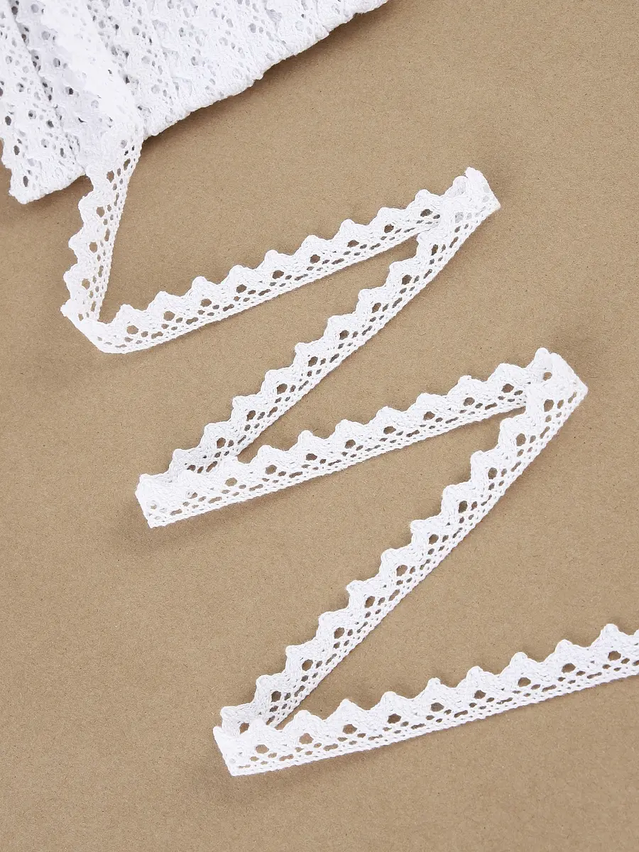 Кружево вязаное, 14 мм, 15±1 м, белое, Белый
Кружево вязаное, 14 мм, 15±1 м, белое, Белый