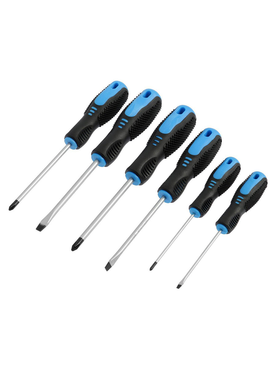 Набор отверток тундра, crv, хром, 2к рукоятки, ph0, sl3×75 мм, ph1-2, sl5-6×100 мм, 6 шт.
Набор отверток тундра, crv, хром, 2к рукоятки, ph0, sl3×75 мм, ph1-2, sl5-6×100 мм, 6 шт.