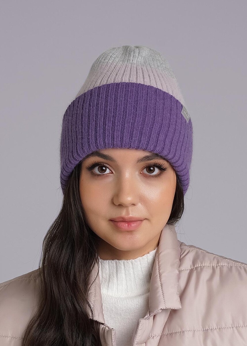 Шапка, Фиолетовый;меланж св.серый/фиолетовый
Шапка, Фиолетовый;меланж св.серый/фиолетовый