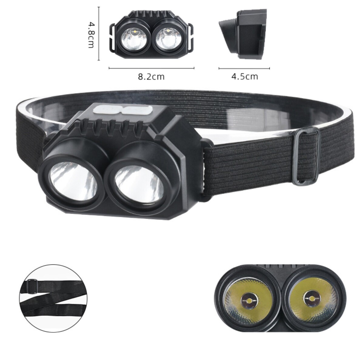 Фонарь налобный аккумуляторный 3 вт, 500 мач, 200 лм, ipx4, 5 режимов
Фонарь налобный аккумуляторный 3 вт, 500 мач, 200 лм, ipx4, 5 режимов