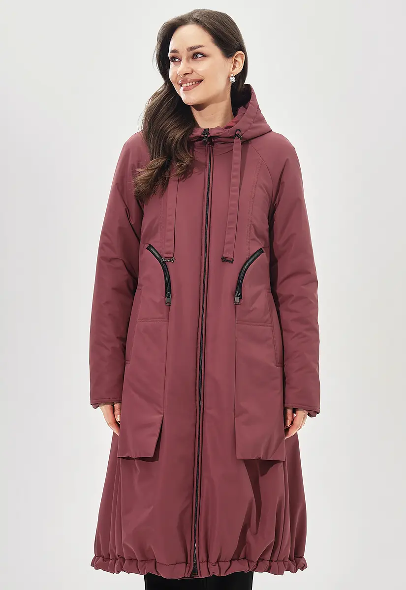 Пальто, Розовый;брусничный
Пальто, Розовый;брусничный