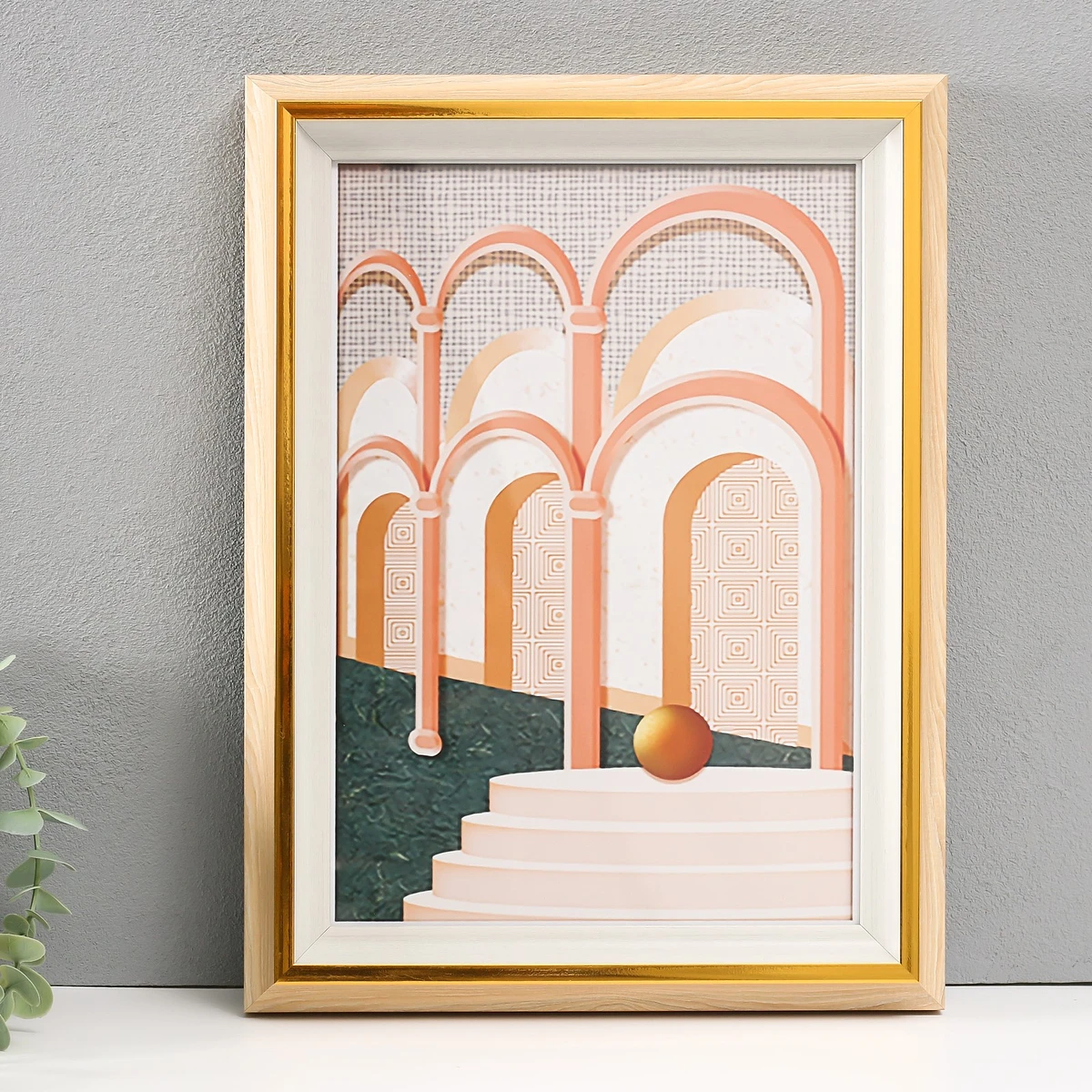 Фоторамка для фото а4, Бежевый;белый
Фоторамка для фото а4, Бежевый;белый