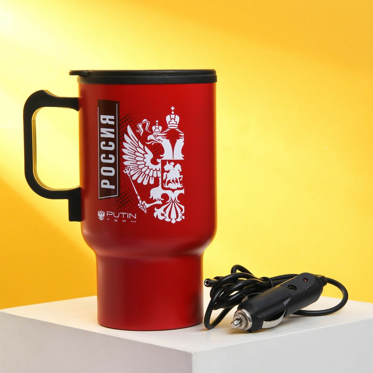 Термокружка автомобильная, Красный
Термокружка автомобильная, Красный