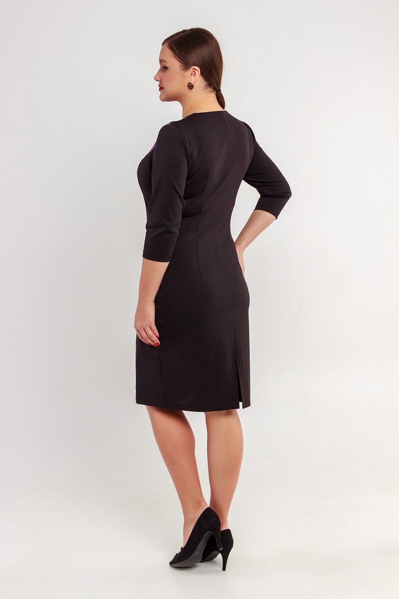 Платье Liza Fashion, размер 44, цвет черный 0247896 - фото 5