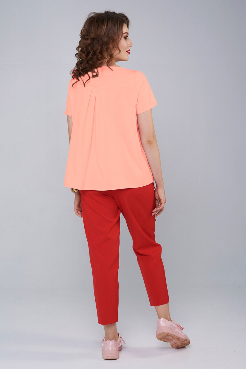 Блуза MARI-LINE, размер 44, цвет оранжевый 0279506 - фото 2