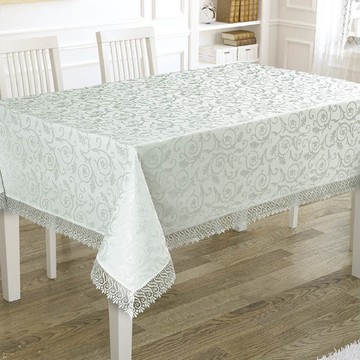 Скатерть с гипюром прямоугольная 160х220