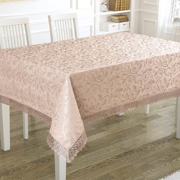 Скатерть с гипюром прямоугольная 160х300