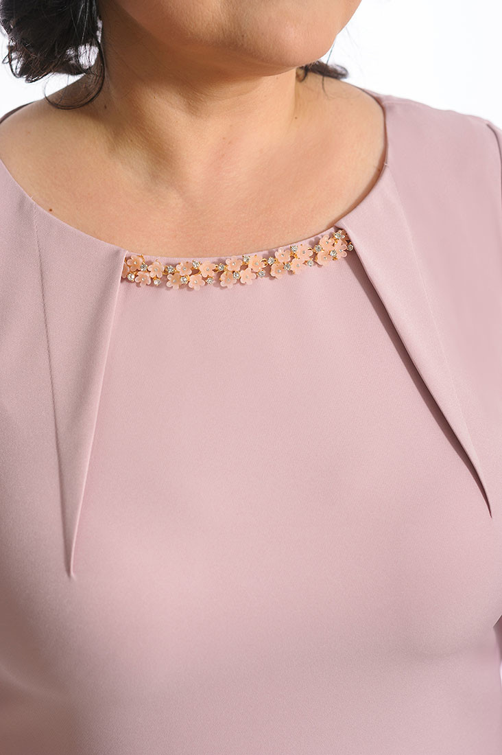 Платье Merlis, размер 52, цвет розовый 0309546 - фото 3