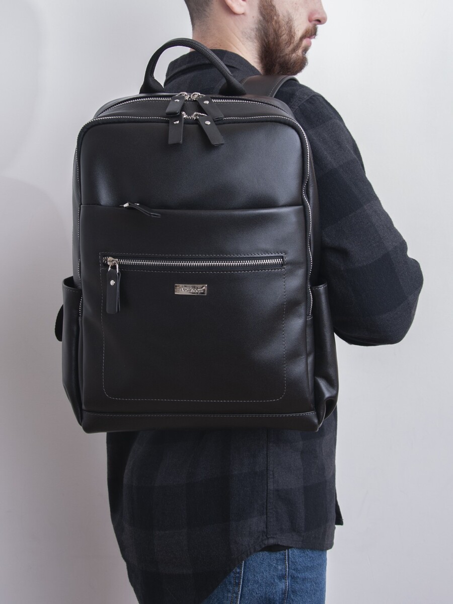 Рюкзак мужской Franchesco Mariscotti, цвет черный 0336013 - фото 5