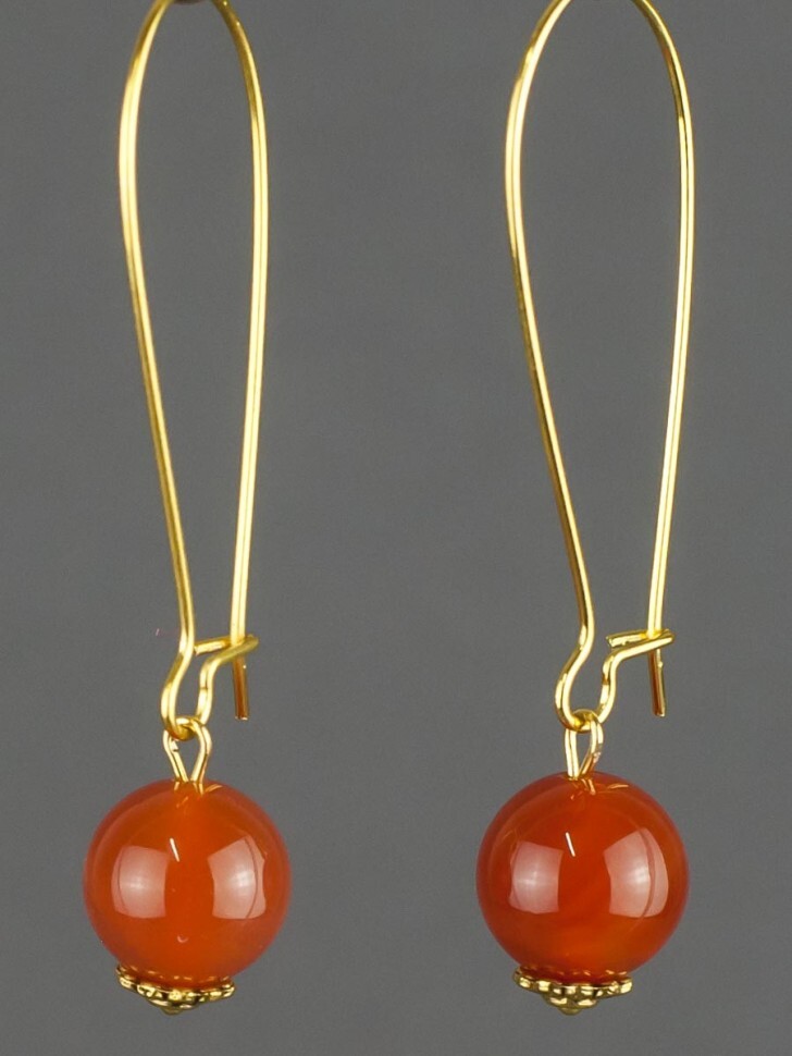 

Серьги, Оранжевый