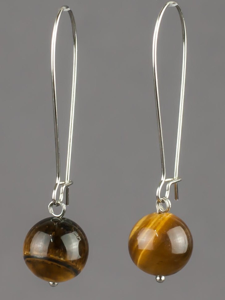 

Серьги, Коричневый