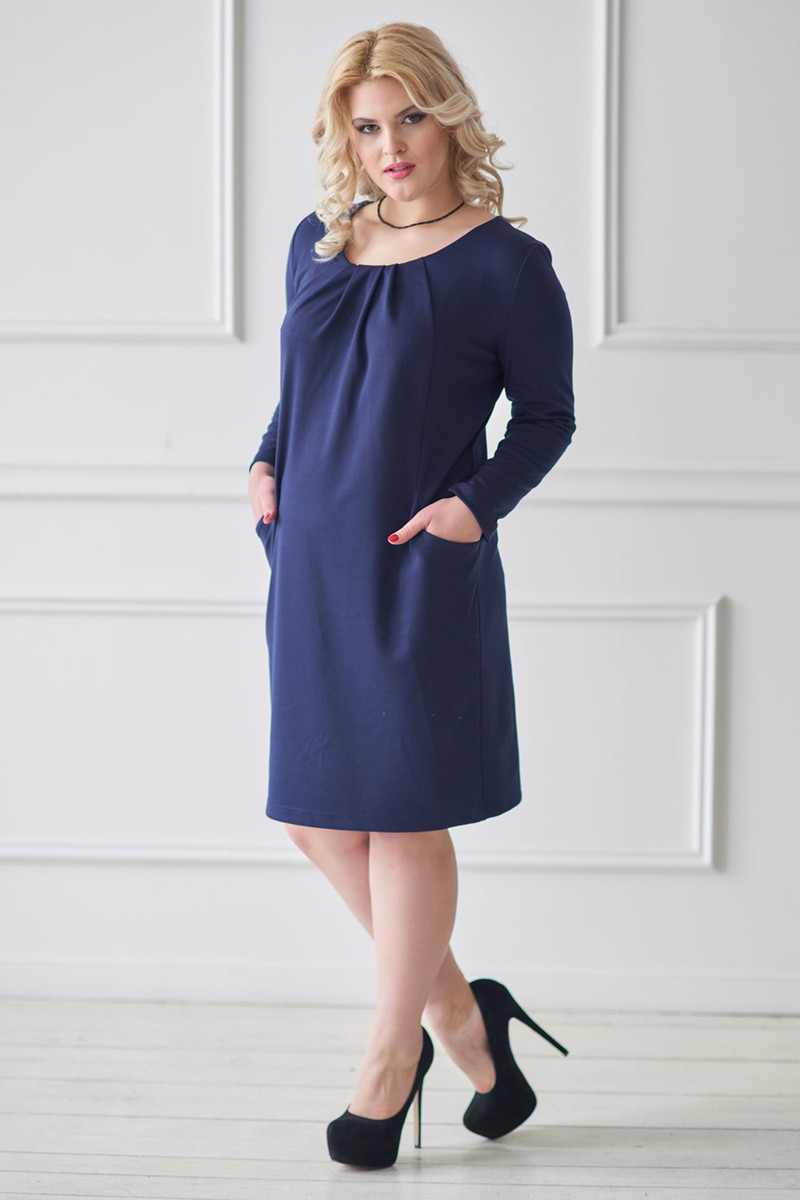 Платье Sharlize, размер 52, цвет синий 0353517 - фото 1