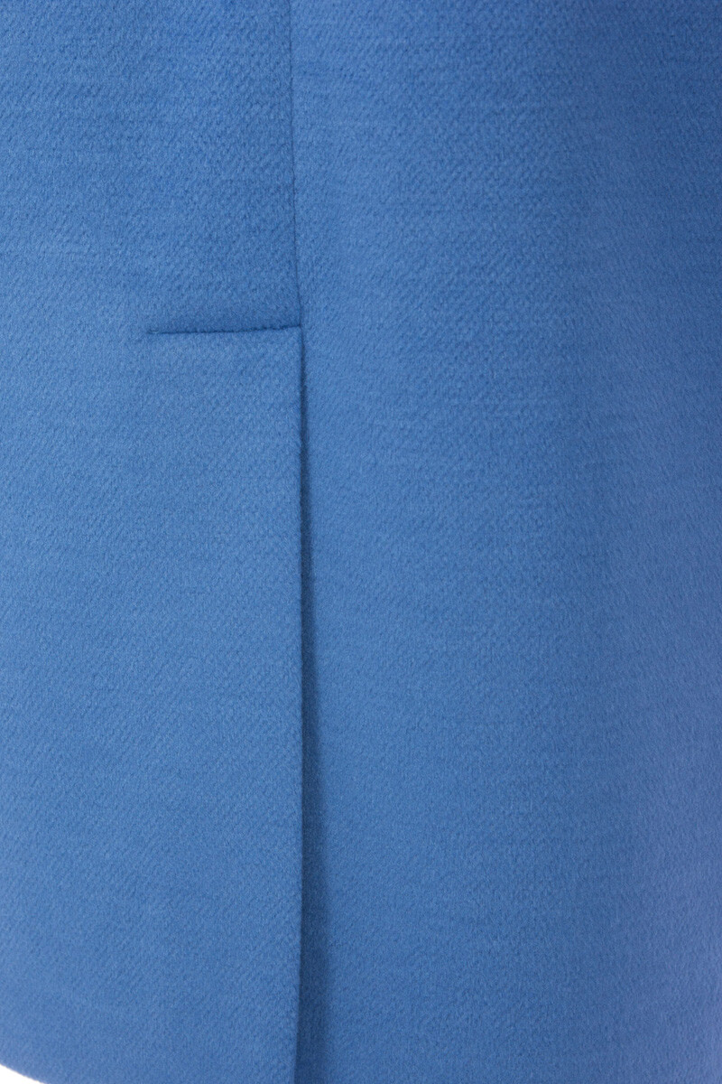 Пальто Wisell, размер 44, цвет голубой 0364323 однобортное - фото 3