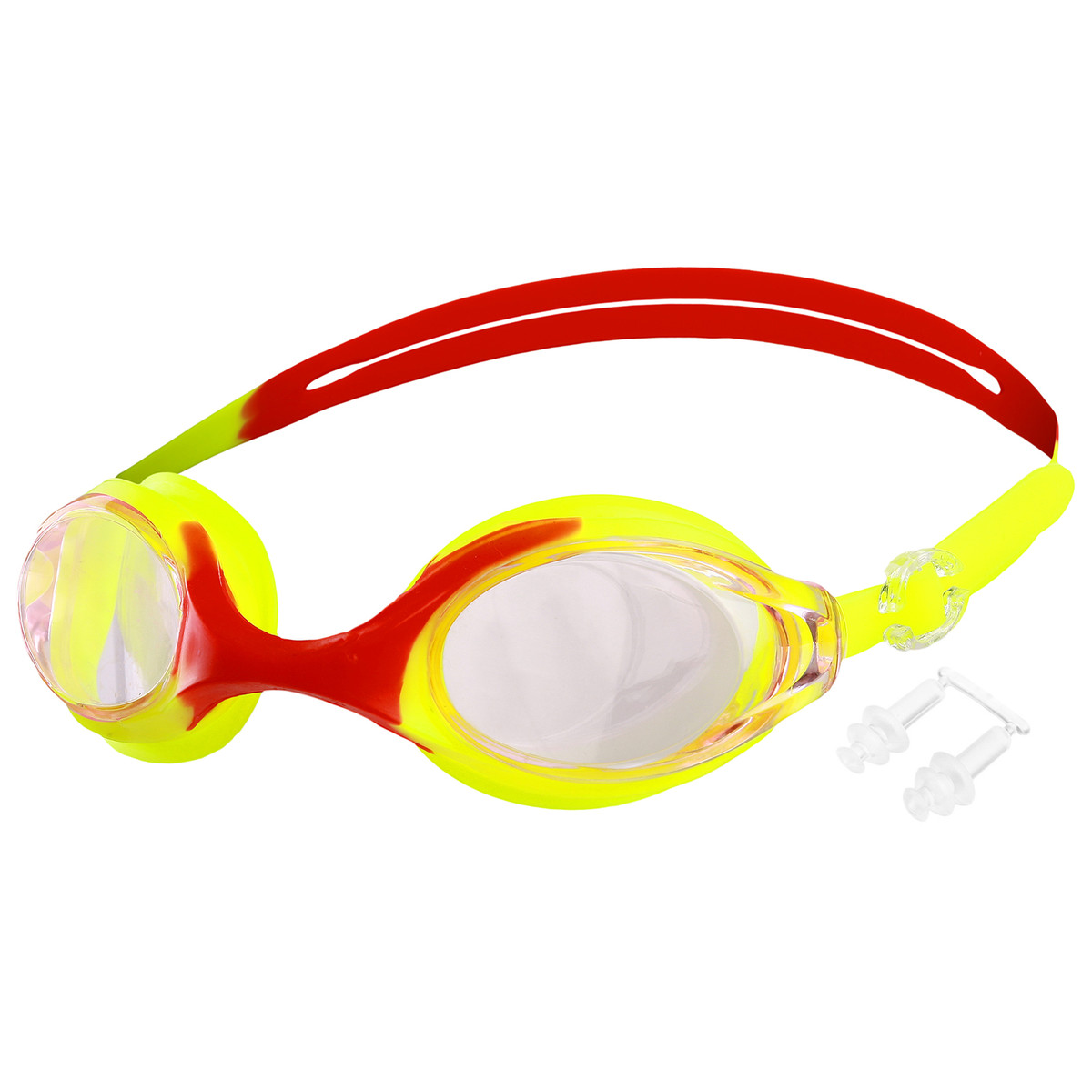 Очки для плавания + беруши, взрослые, цвета микс ONLITOP