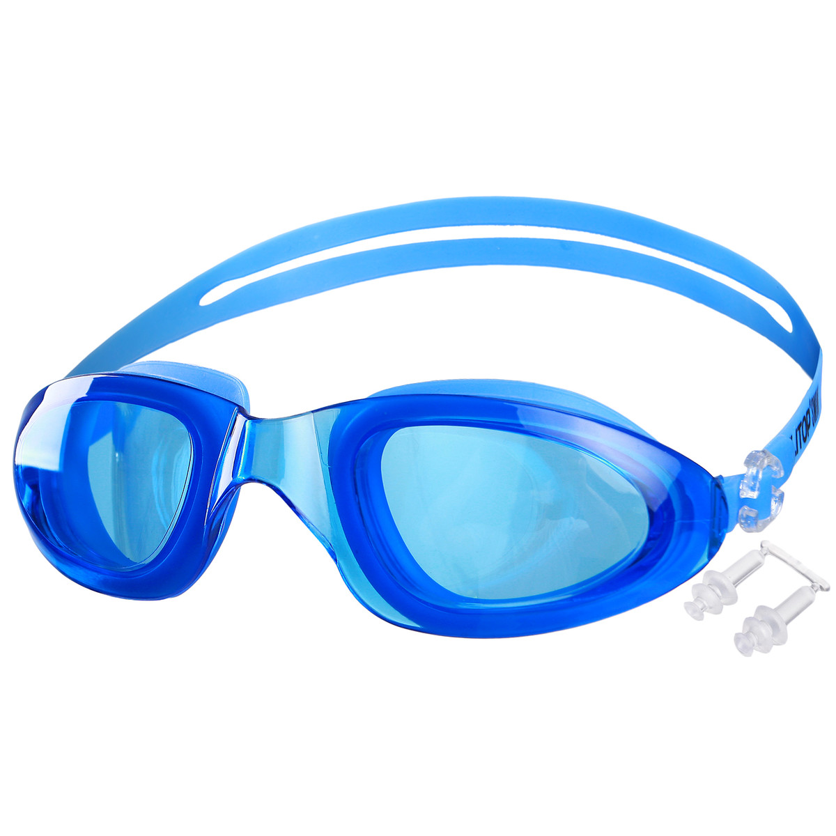 Очки для плавания + беруши, взрослые, цвета микс ONLITOP