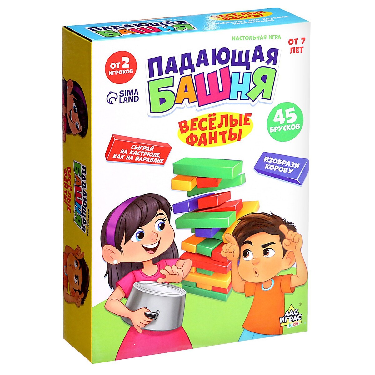 Настольная игра Лас Играс KIDS 0447338: купить за 370 руб в интернет  магазине с бесплатной доставкой