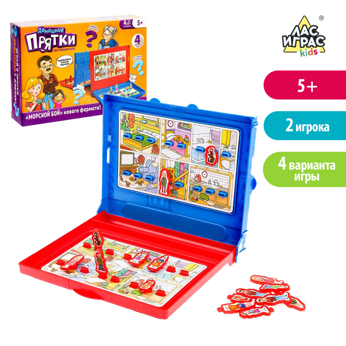 Настольная игра Лас Играс KIDS 0447750: купить за 950 руб в интернет  магазине с бесплатной доставкой