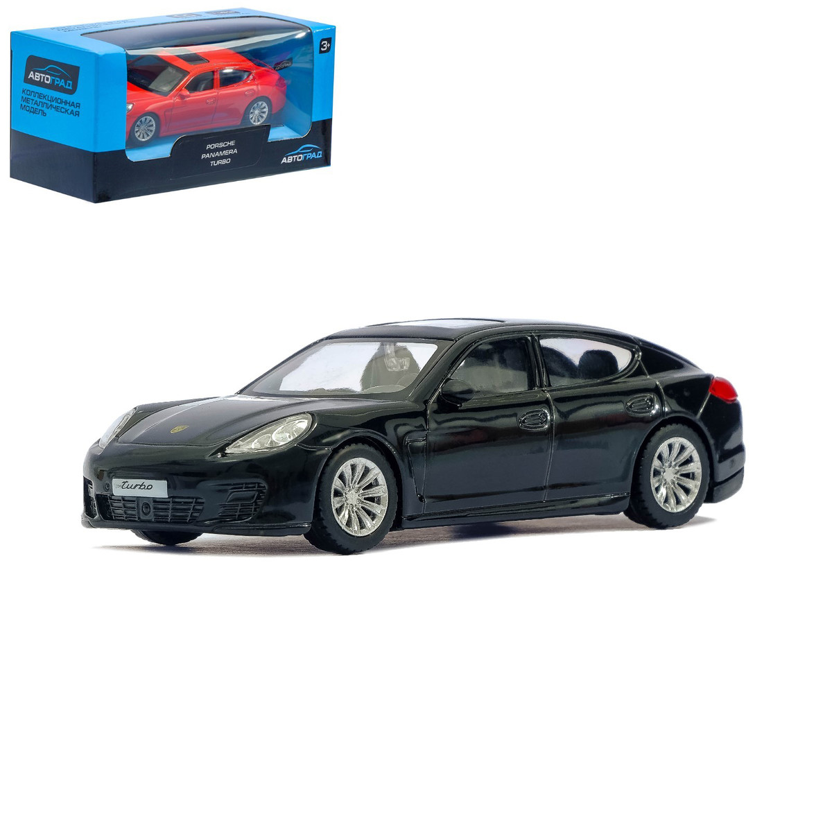 Машина металлическая porsche panamera turbo, 1:43, цвет чёрный Автоград  0448166: купить за 230 руб в интернет магазине с бесплатной доставкой