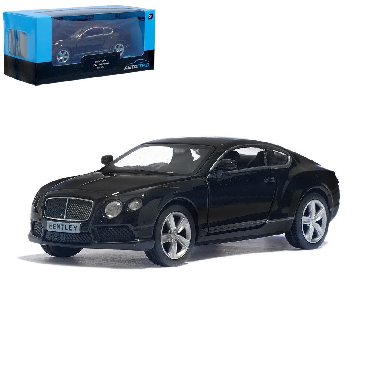 Машина металлическая bentley continental gt v8, 1:32, инерция, цвет чёрный  Автоград 0448279: купить за 490 руб в интернет магазине с бесплатной  доставкой