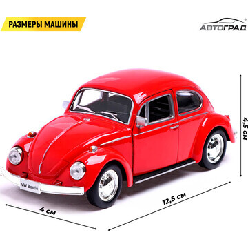 Машина металлическая volkswagen beetle 1