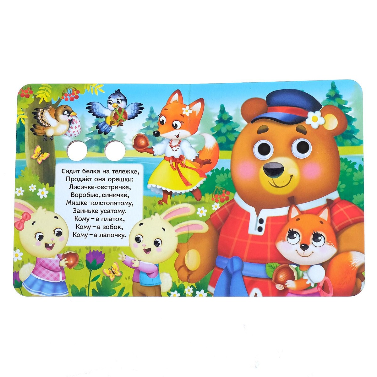 

Книги с глазками картонные, Разноцветный