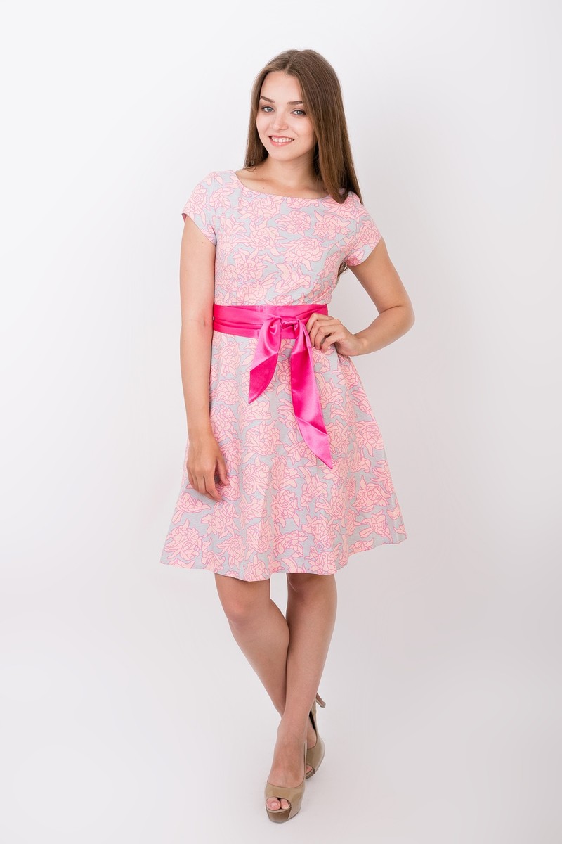 Платье Lila classic style Розовый  