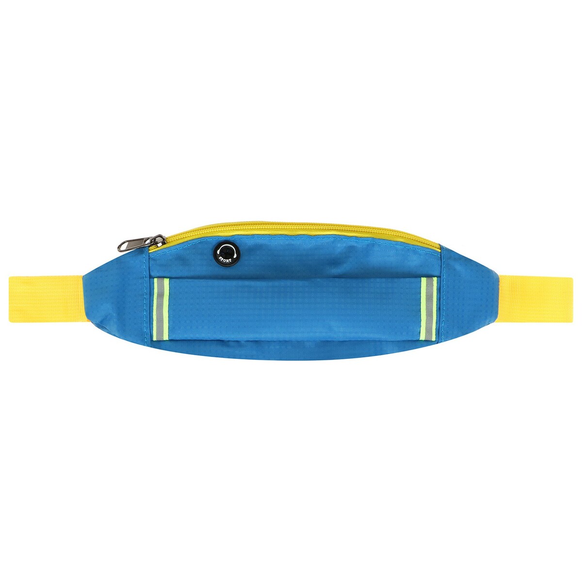 Сумка спортивная на пояс onlytop, 29×10 см, цвет синий сумка спортивная на руку onlytop 18х12 см