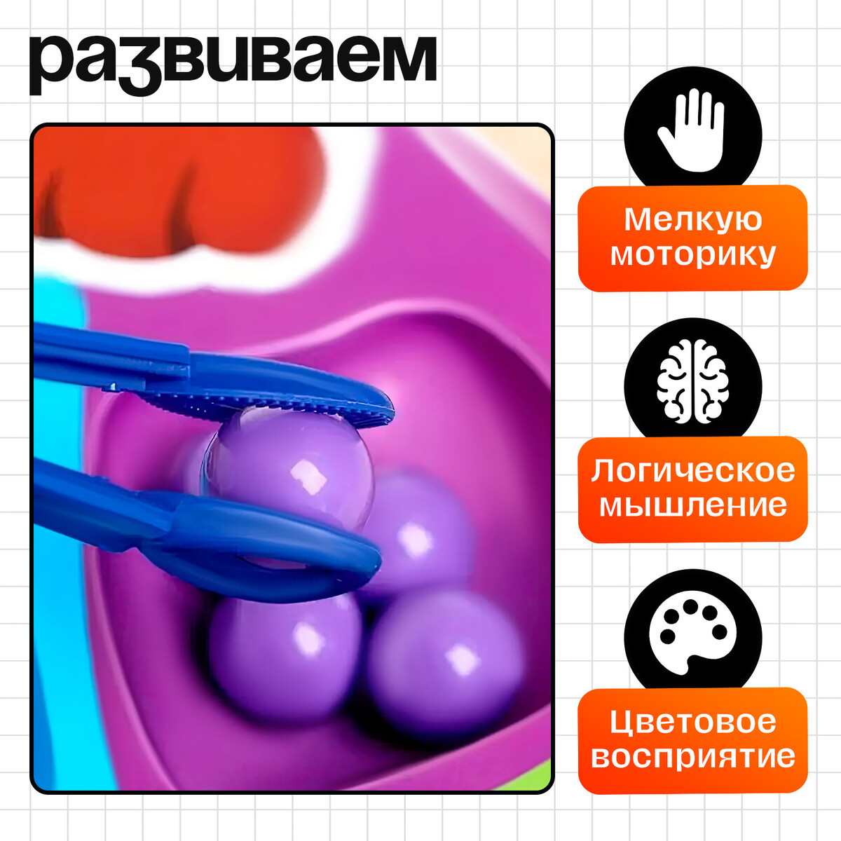 

Сортер на 8 цветов, Разноцветный