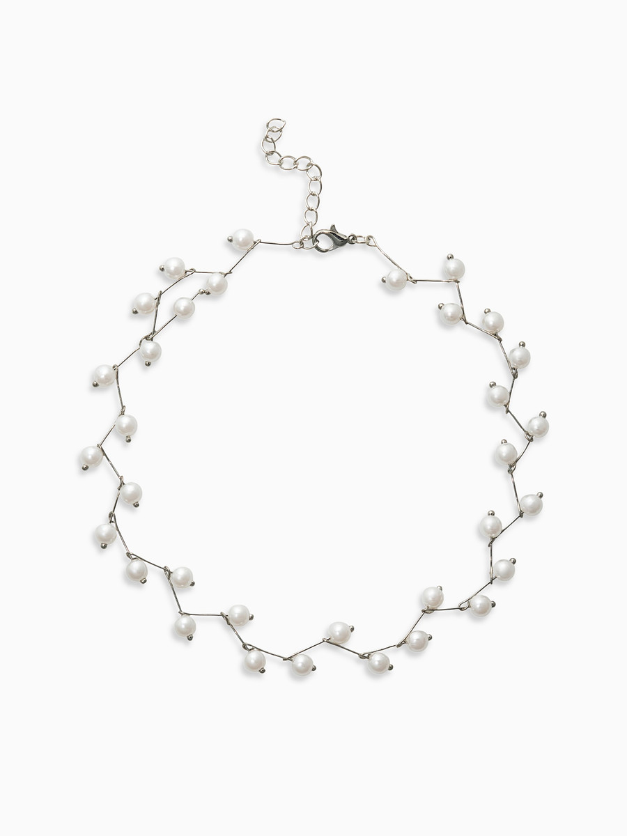 

Бусы с жемчугом, Белый