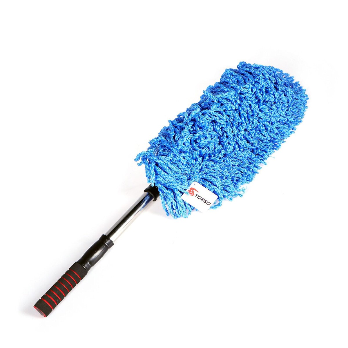 Щетка torso для удаления пыли, 72 см, микрофибра, телескопическая ручка, синяя щетка vauhti нейлон для полировки ev 115 01025