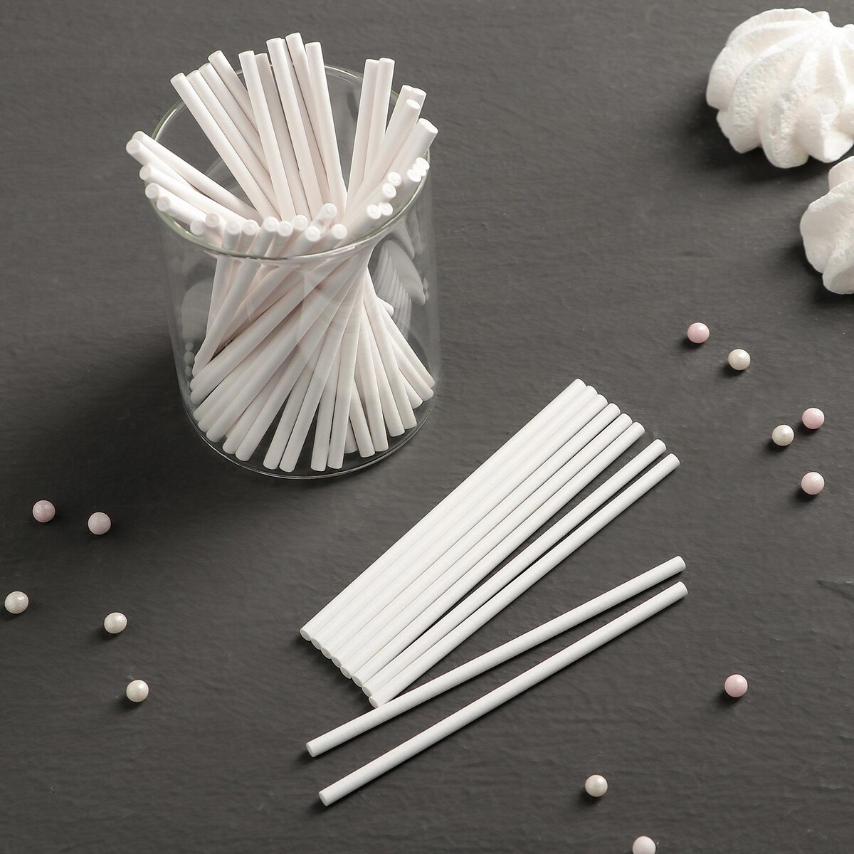 Набор палочек для кондитерских изделий доляна, d=0,3 см, 10 см, 50 шт палочки для кейк попсов 10×0 2 см 100 шт розовый