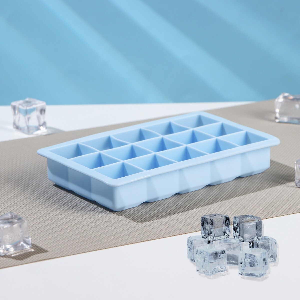 Форма для льда доляна пакеты для льда доляна 224 кубика 8 шт