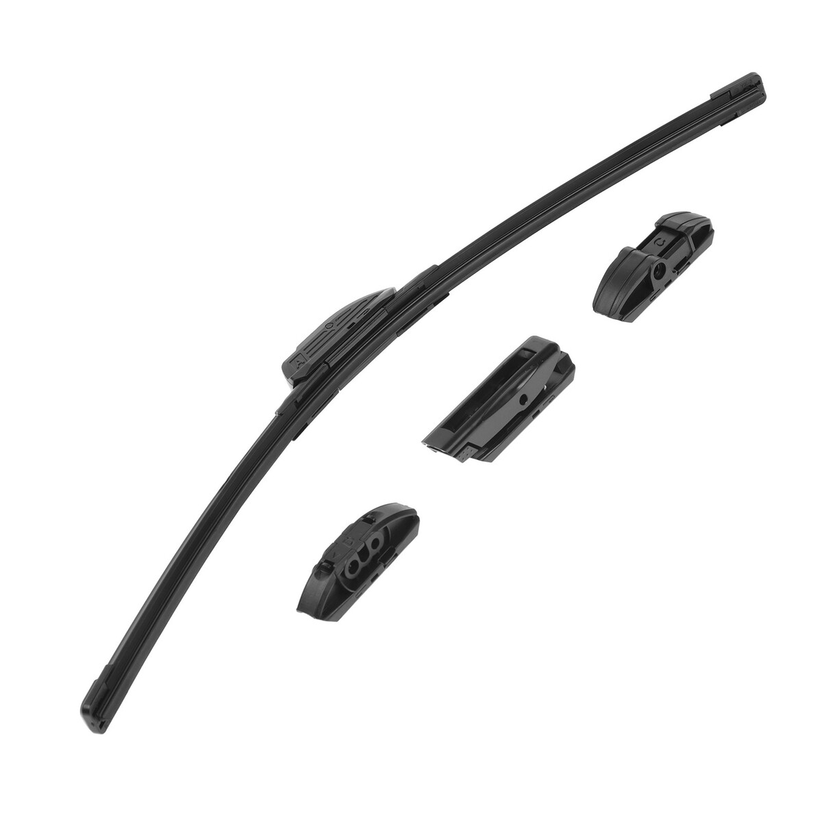 

Щетка стеклоочистителя torso 20/500 мм, бескаркасная, мультикрепление, Черный