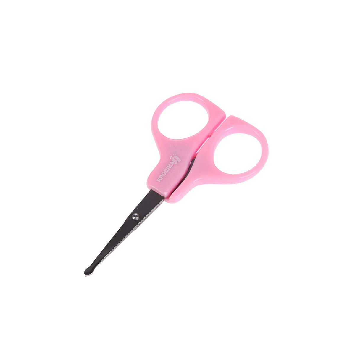 Ножницы детские маникюрные, от 0 мес., цвет розовый Крошка Я