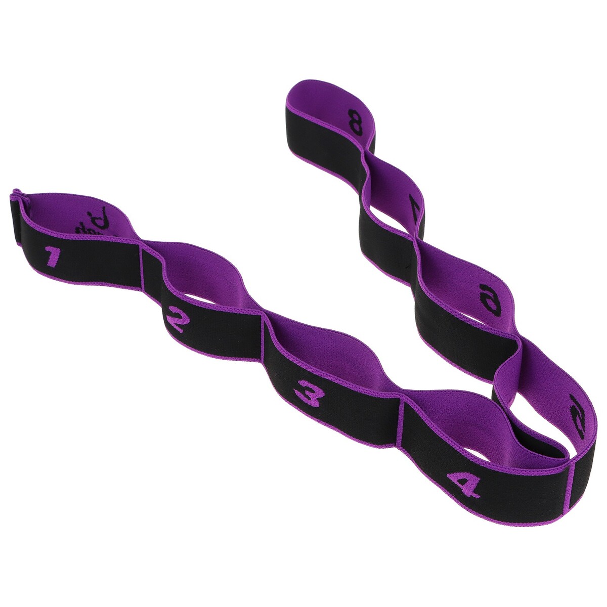 Эспандер-лента sangh, эластичная, с захватами, 90х4 см, цвет фиолетовый ролик для йоги sportex 45х11см эва абс e40743 фиолетовый