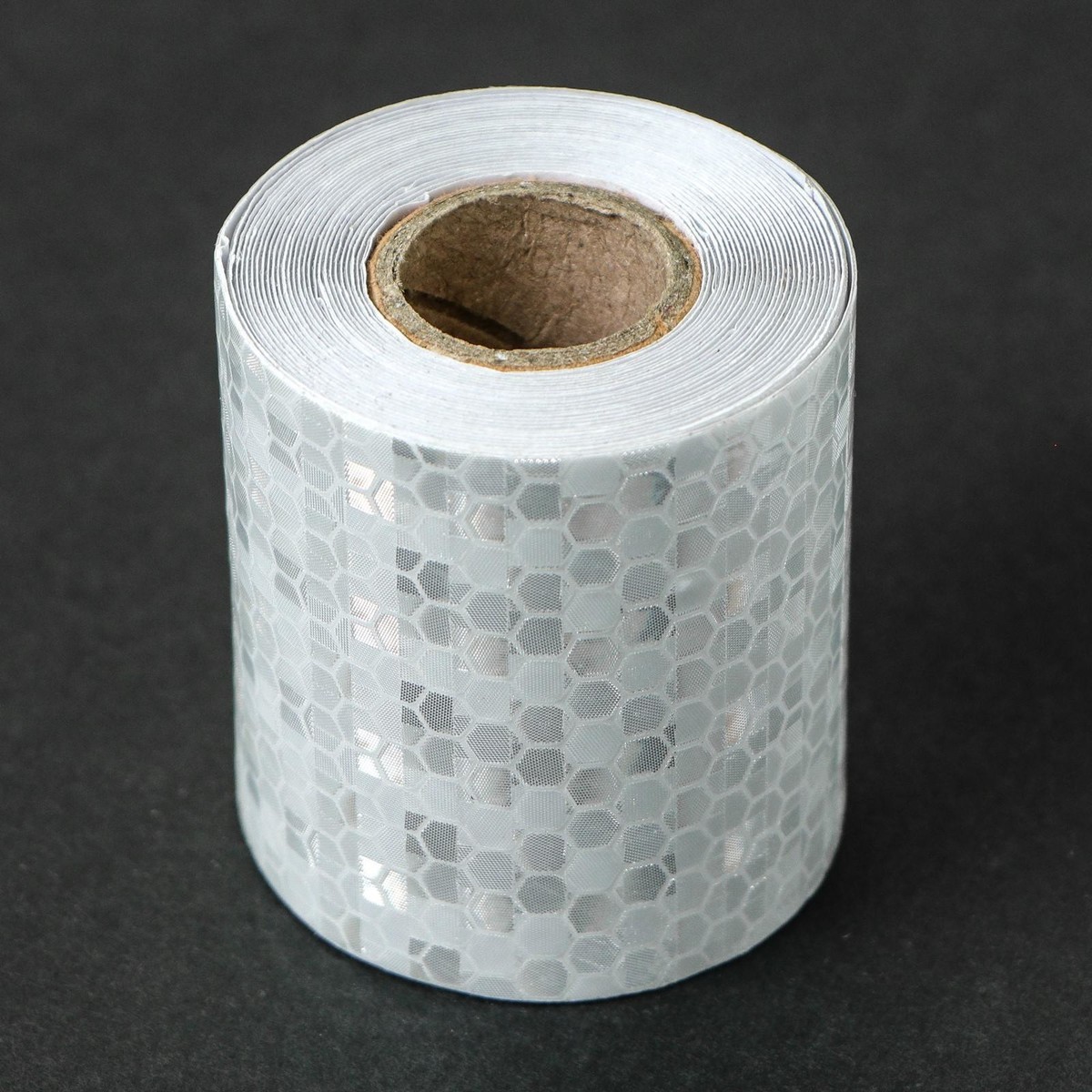 Светоотражающая лента, самоклеящаяся, белая, 5 см х 3 м светоотражающая лента резинка 40 мм 10 ± 1 м
