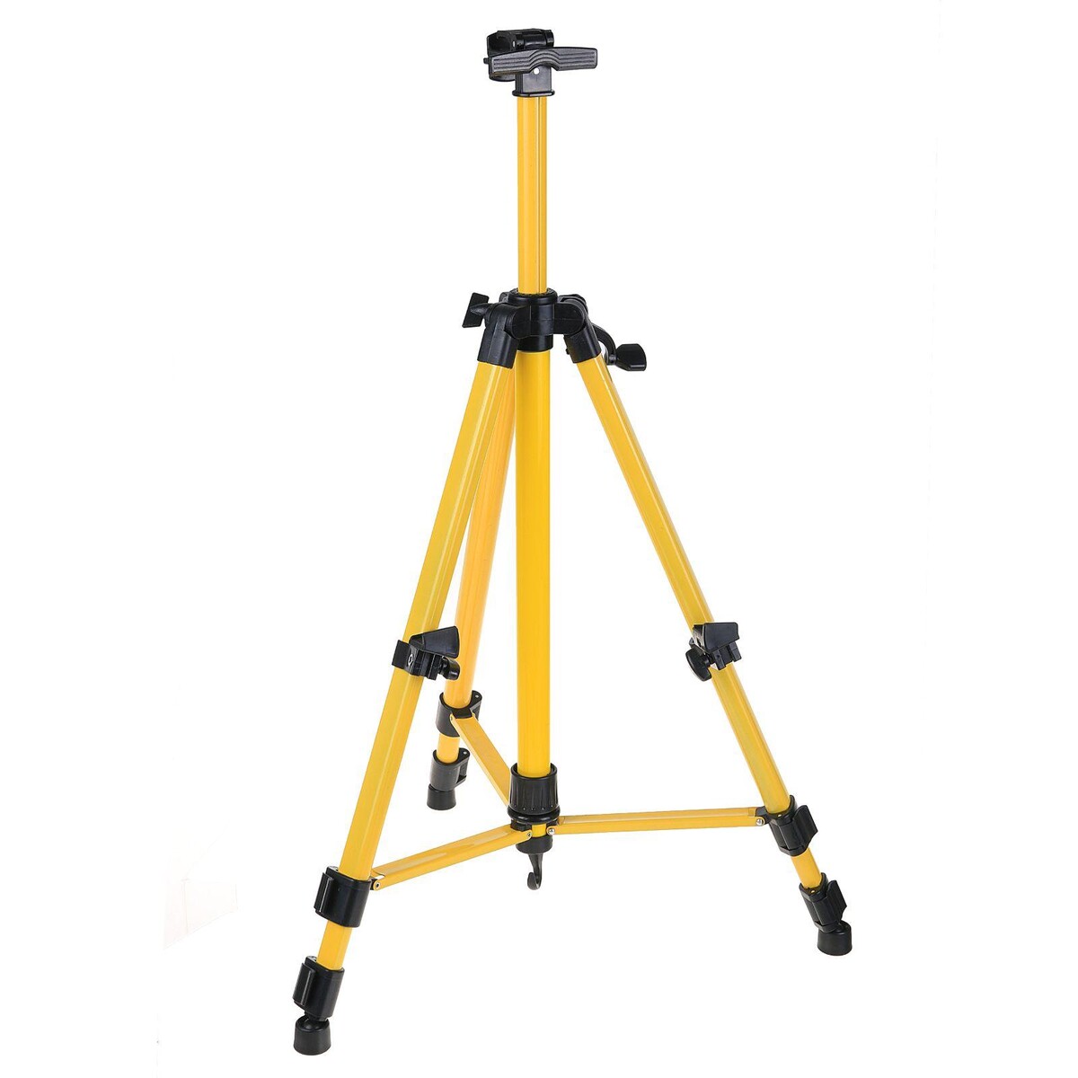 Мольберт телескопический, тренога, металлический, желтый, размер 51 - 153 см мольберт телескопический тренога металлический