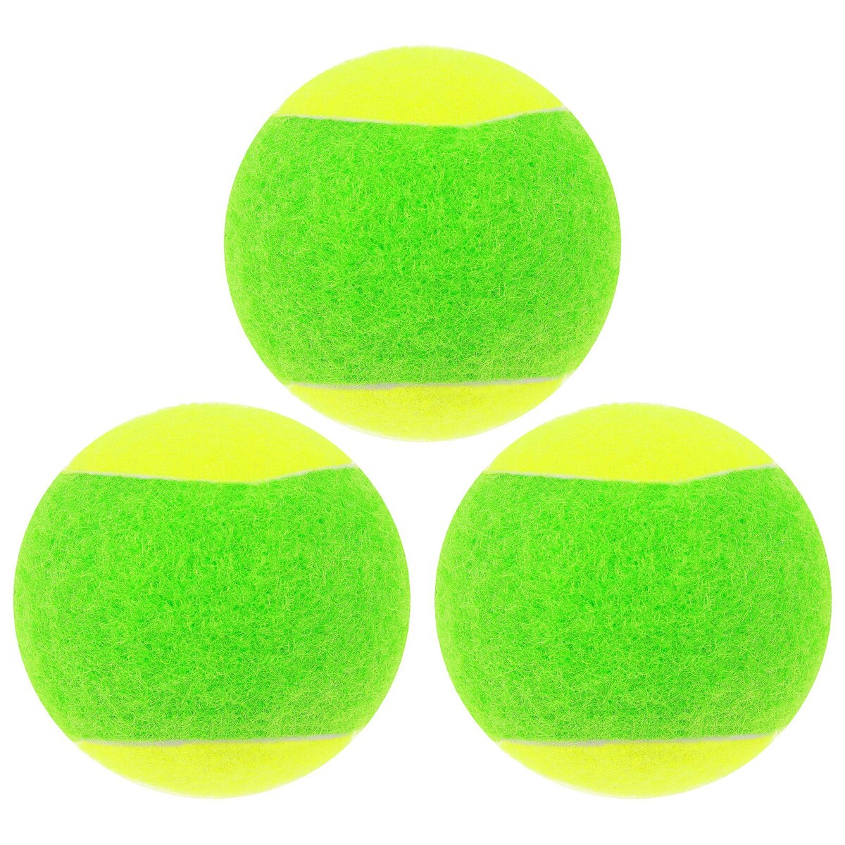 Набор мячей для большого тенниса onlytop swidon, 3 шт. мячи для большого тенниса sportex 3 штуки в тубе c33249