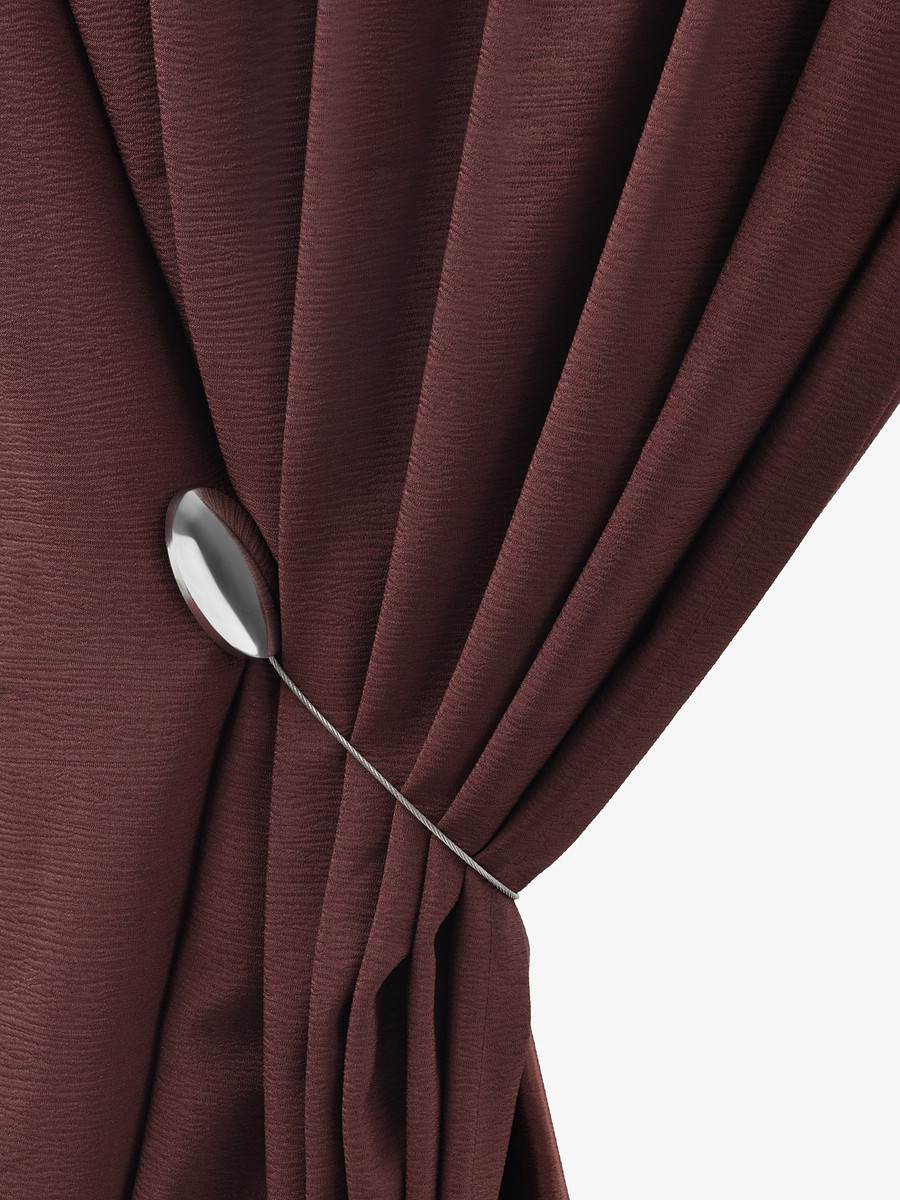 

Подхват для штор, 6×3.5 см, цвет серебряный, Серебристый