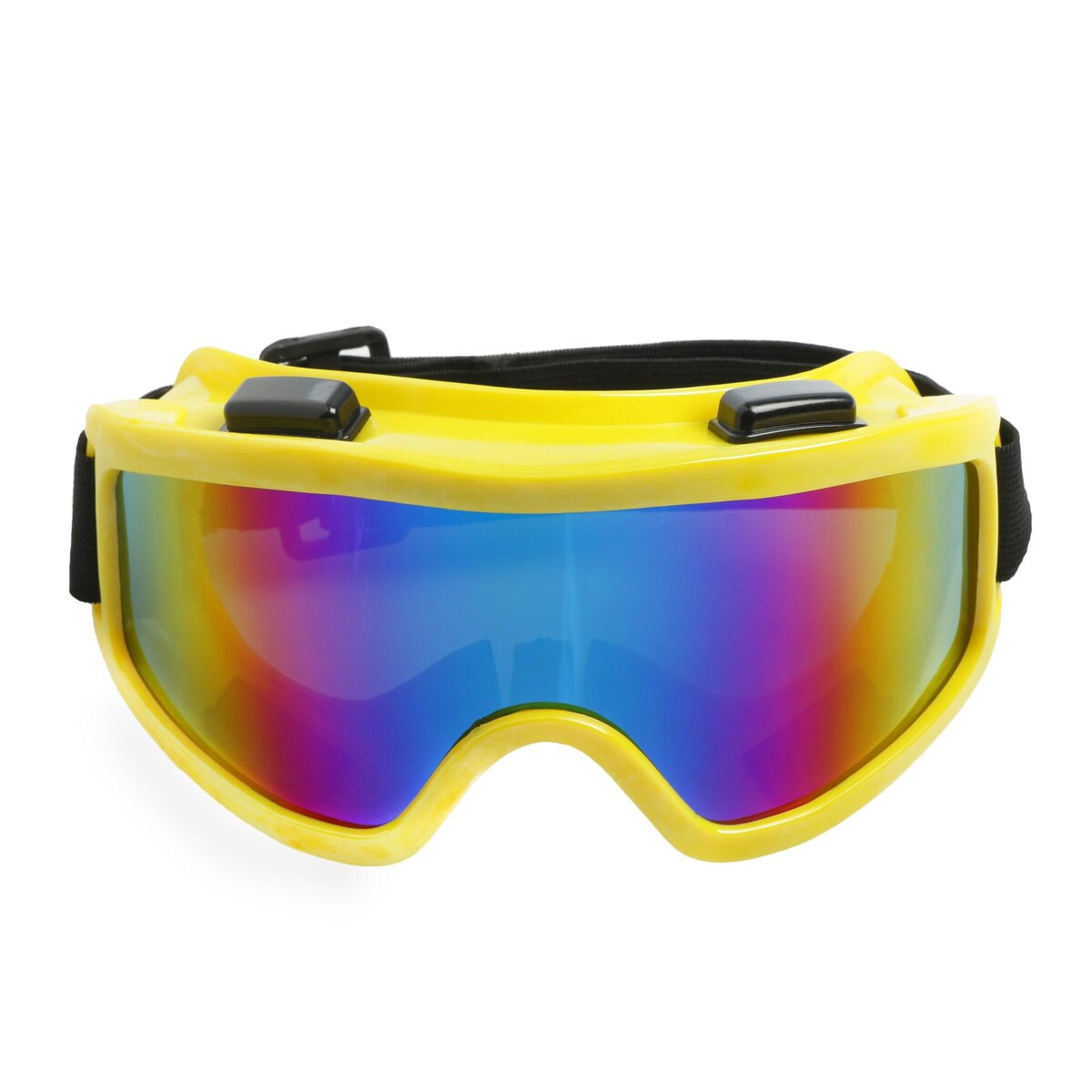 Очки-маска для езды на мототехнике, стекло хамелеон, желтые очки маска для езды на мототехнике стекло прозрачное желтый ом 17
