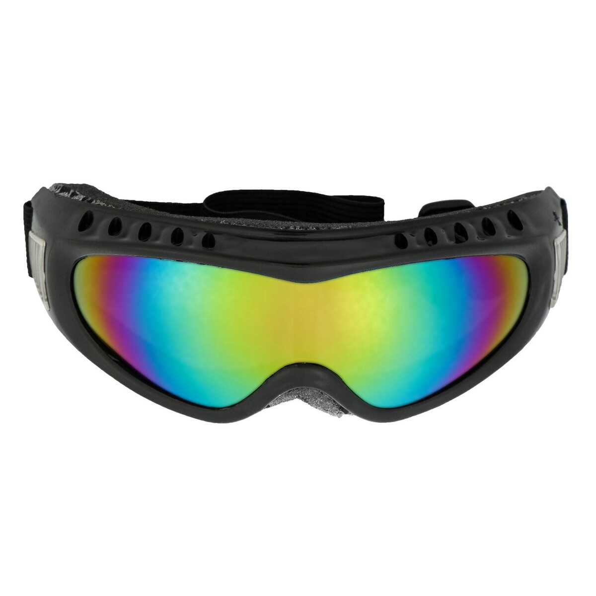 Очки для езды на мототехнике, стекло хамелеон, цвет черный очки маска для езды на мототехнике разборные визор хром
