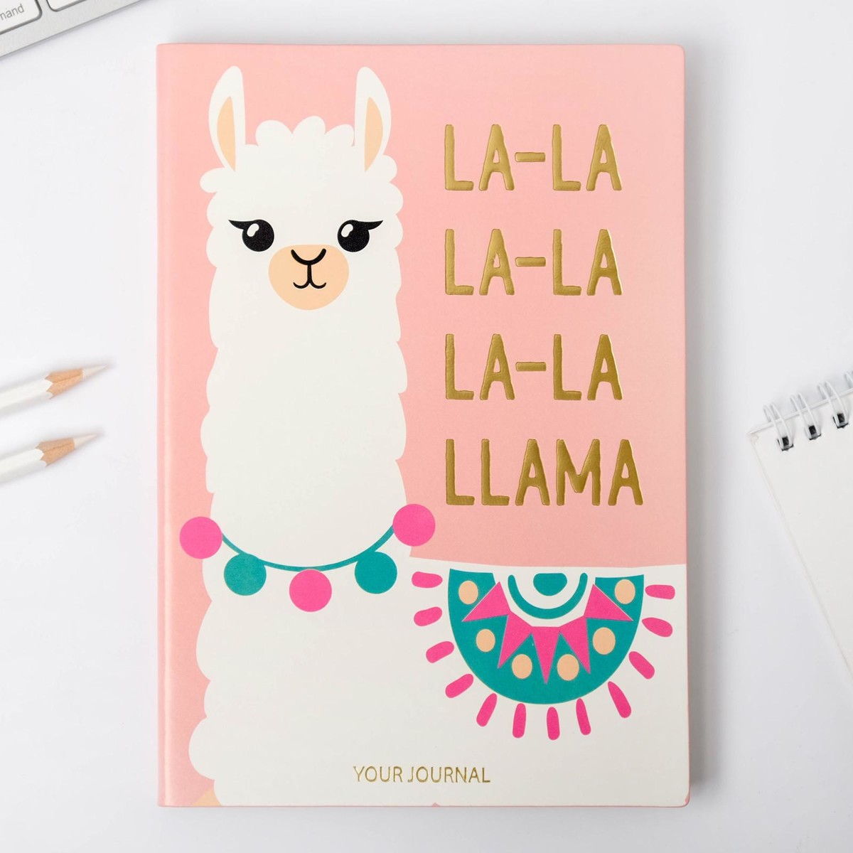 

Ежедневник la-la llama, 96 л, искусственная кожа, Розовый