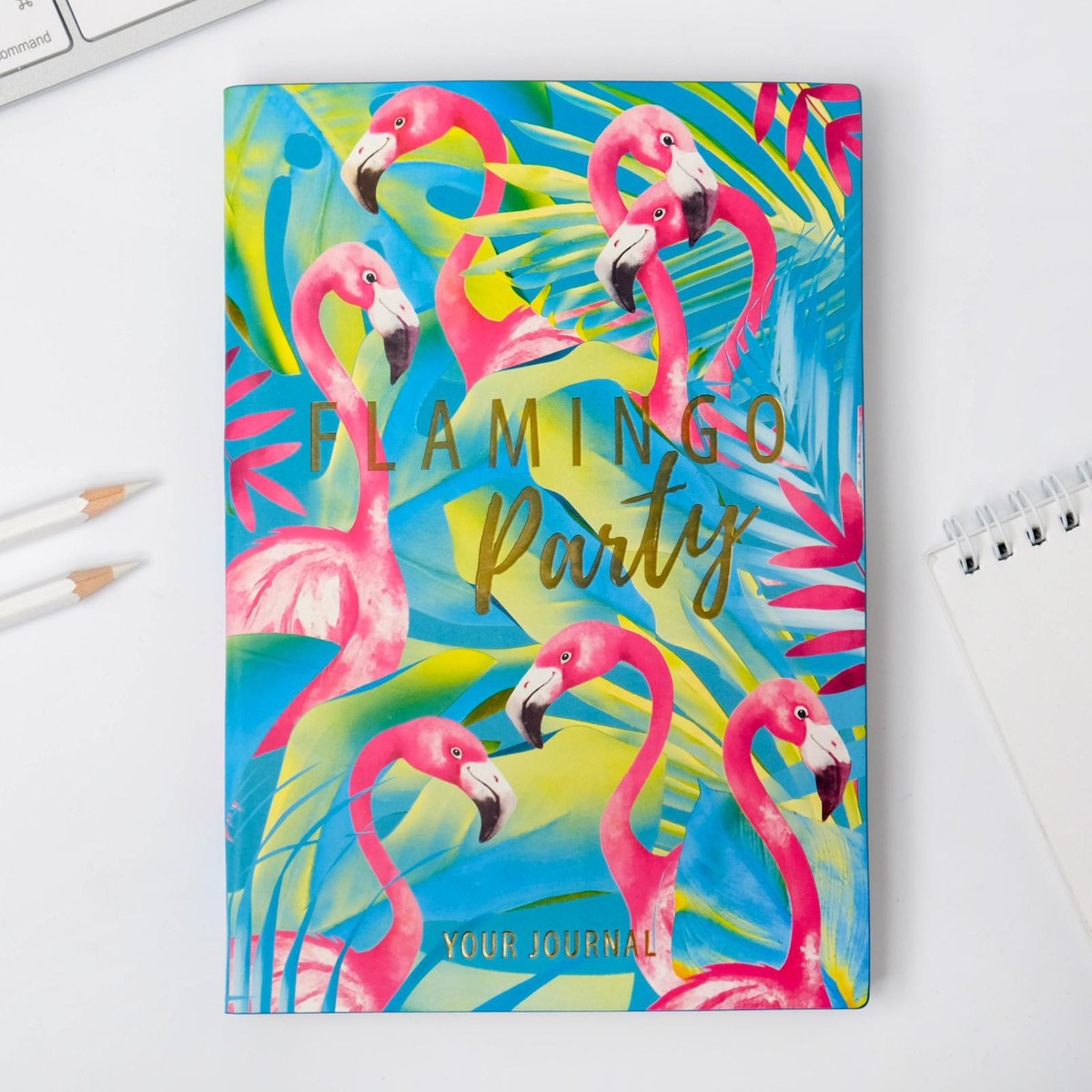 

Ежедневник flamingo party, 96 л, искусственная кожа, Микс