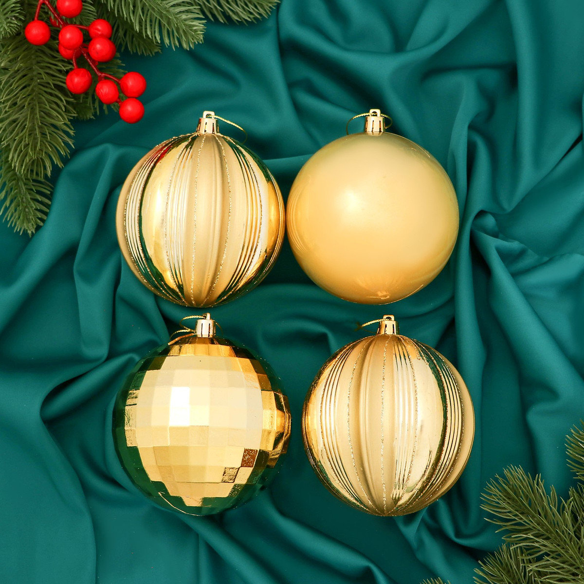 

Ёлочные игрушки, Золотистый