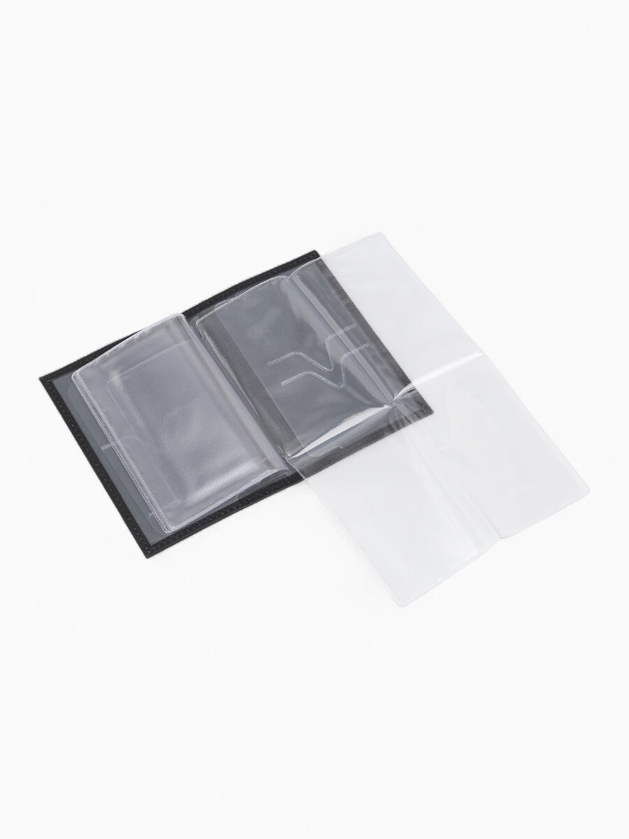 

Обложка для автодокументов textura, с тиснением, черная, Черный