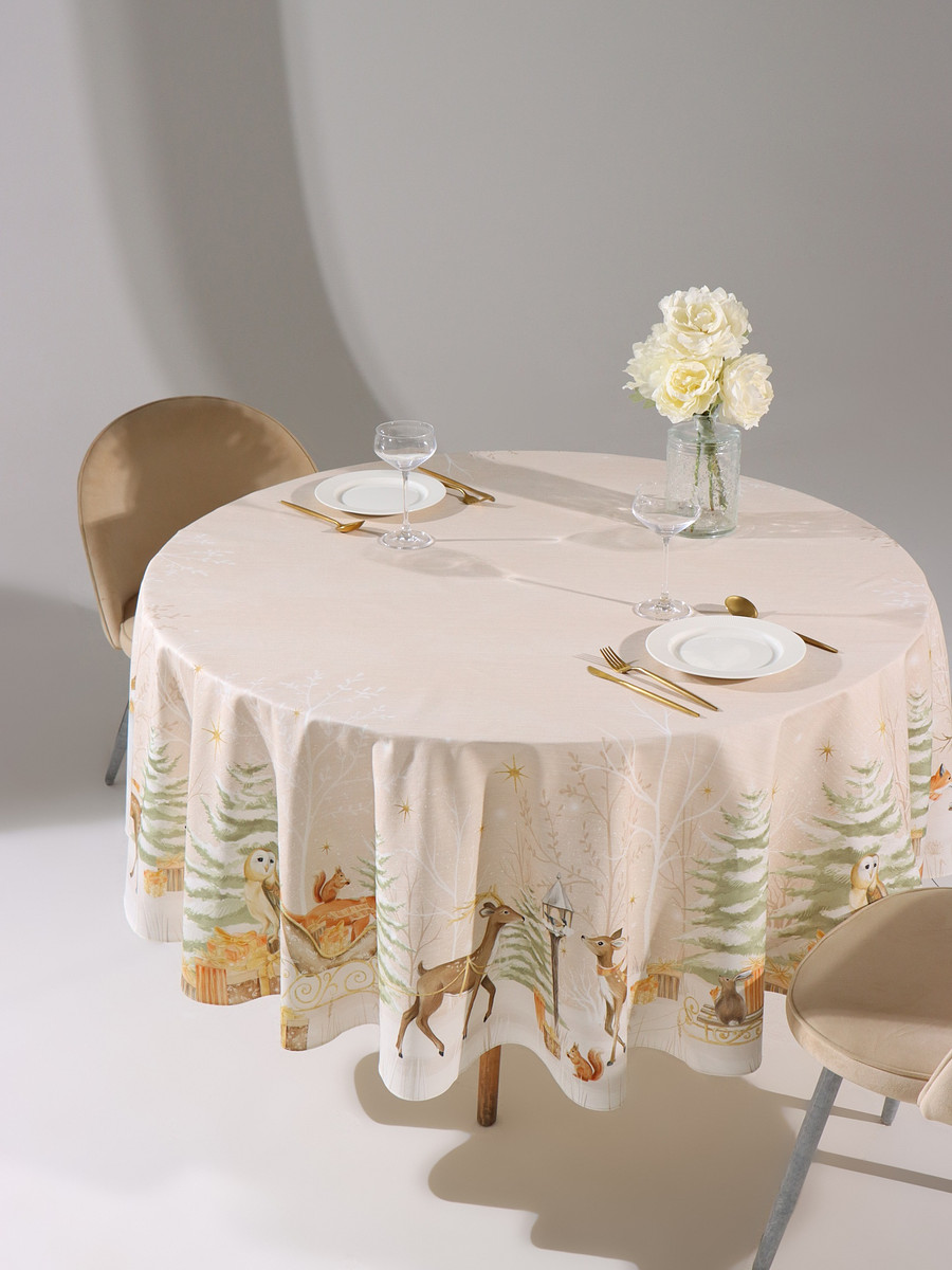 

Скатерть, Коричневый;бежевый