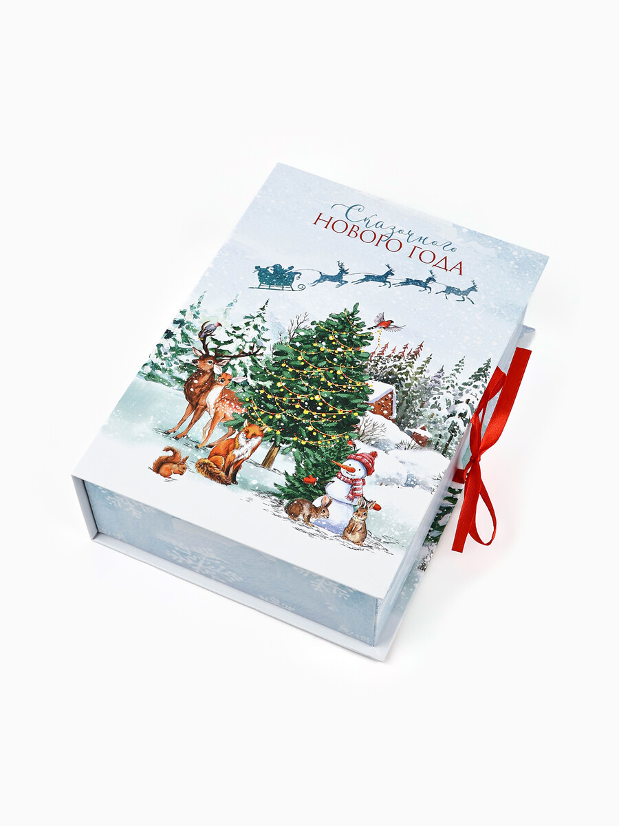 

Коробка подарочная - книга, Белый