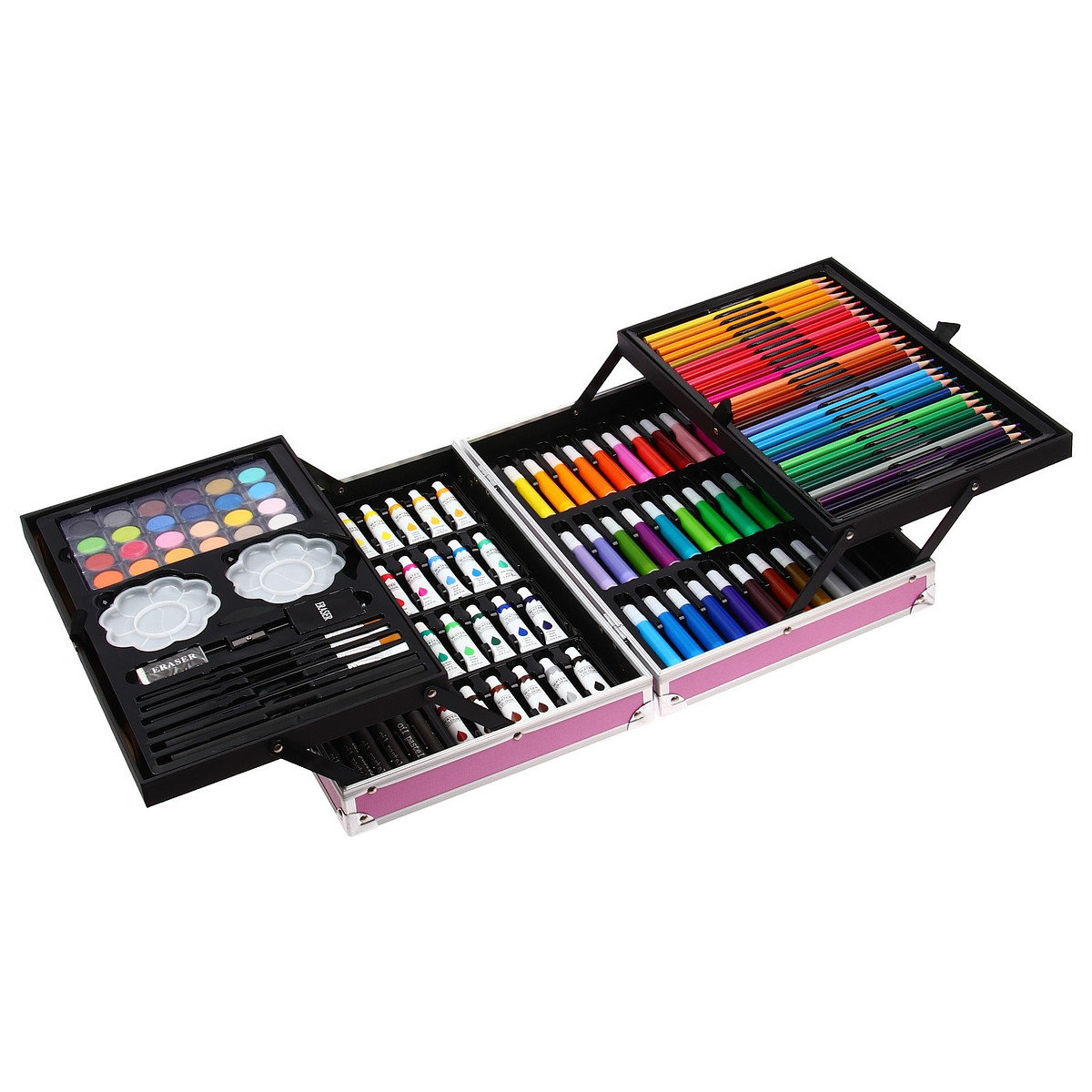 

Набор для рисования, складной, в чемоданчике розовый